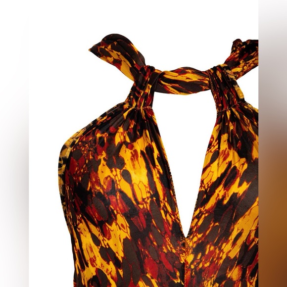 Jean Paul Gaultier S/S 2005 Tortoiseshell Print Halter Mini Dress – Runway Piece - Picture 8 of 17